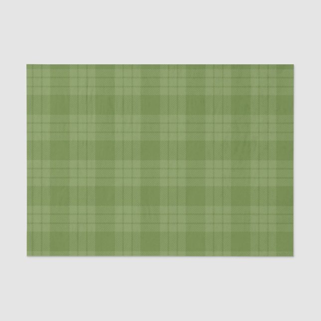 PAPEL DE SEDA PASTEL IRISH XADREZES VERDE (Frente )