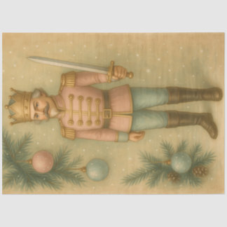 Papel De Seda Pastel Nutcracker Soldier Christmas Decoupage