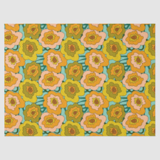 Papel De Seda Pastel Poppies Tissue Wrapping Paper