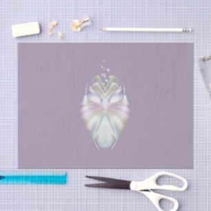 Papel De Seda Pastel Purple Oracle Owl