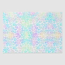 Pastel Rainbow Leopard Patterno