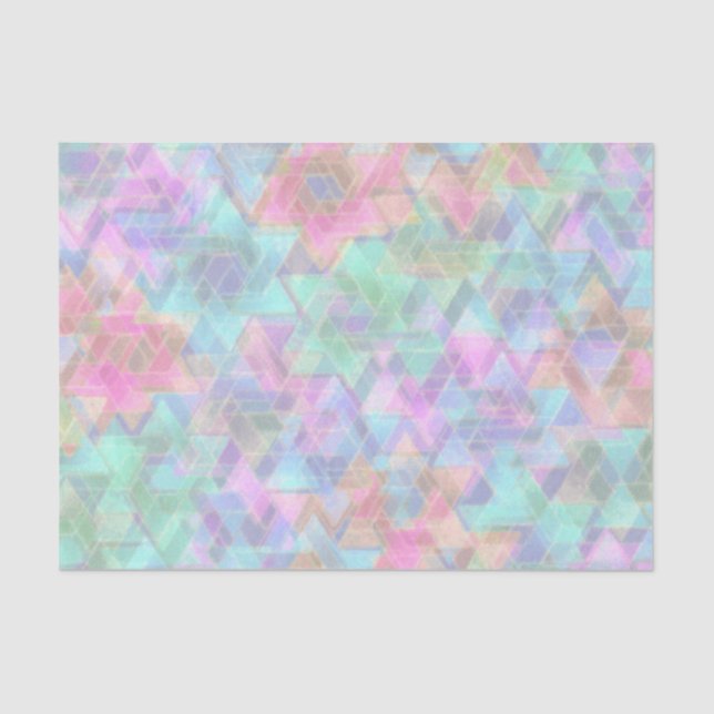 Papel De Seda Pastel Star de David Pattern (Frente )