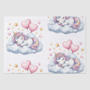 Papel De Seda Pastel Unicorn