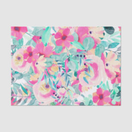 Papel De Seda Pastels Pinks Floral Flowpage