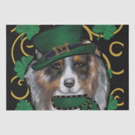 Papel De Seda Pastor Australiano St. Patty