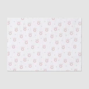 Papel De Seda Patas bonitos do animal de estimação com o lenç