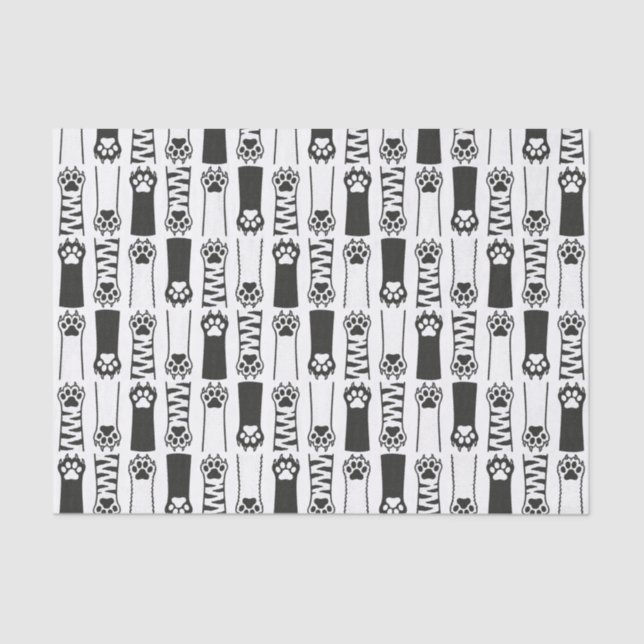 Papel De Seda Patas de Gato (Frente )