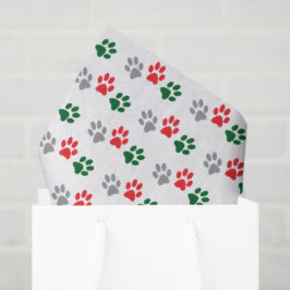 Papel De Seda Patas de Natal