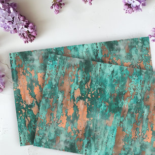 Papel De Seda Patina de Cobre com Dificuldade