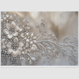 Papel De Seda Pátina de Rhinestone, Brilho de Fundo