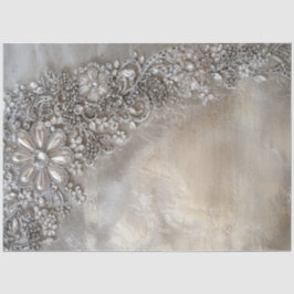 Papel De Seda Pátina de Rhinestone, Fundo de Motivo Decorativo