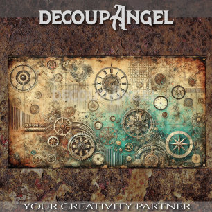 Papel De Seda Patina nº 1 do Steampunk