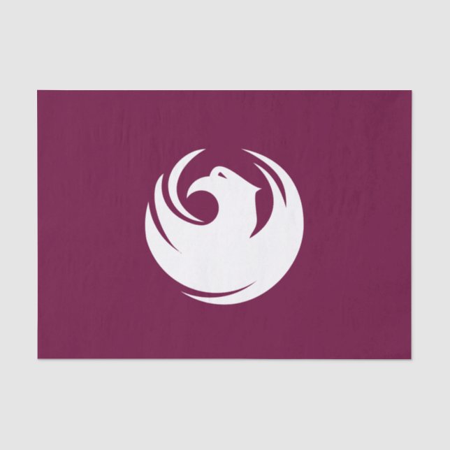 Papel de seda patriótico com a bandeira da Cidade  (Frente )