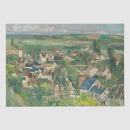 Papel De Seda Paul Cezanne - Auvers, Visão Panorâmica
