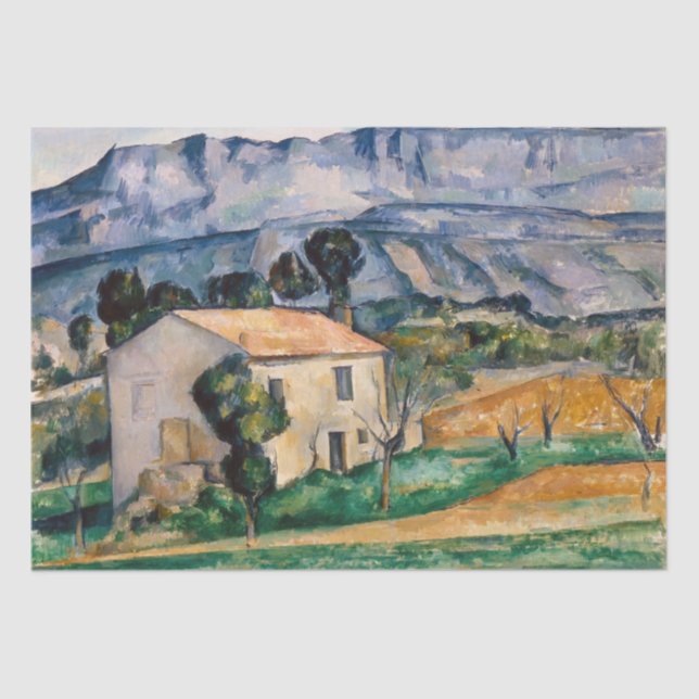 Papel De Seda Paul Cezanne - Casa em Provença (Frente )