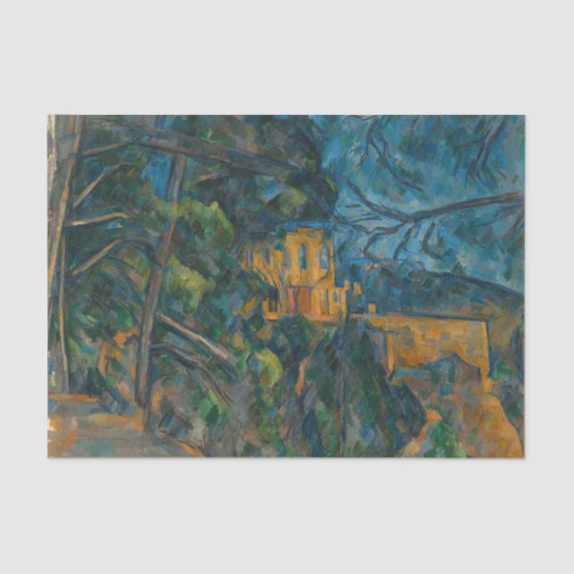 Papel De Seda Paul Cezanne - Chateau Noir (Frente )