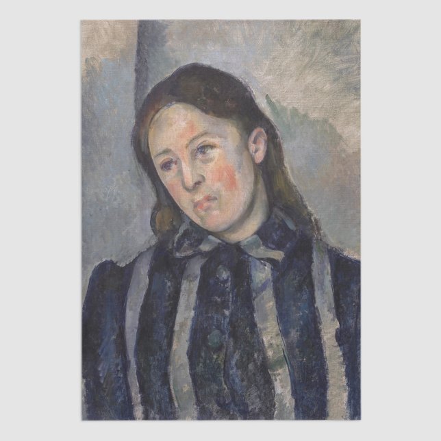 Papel De Seda Paul Cezanne - Madame Cezanne com Cabelo Solto (Criador carregado)