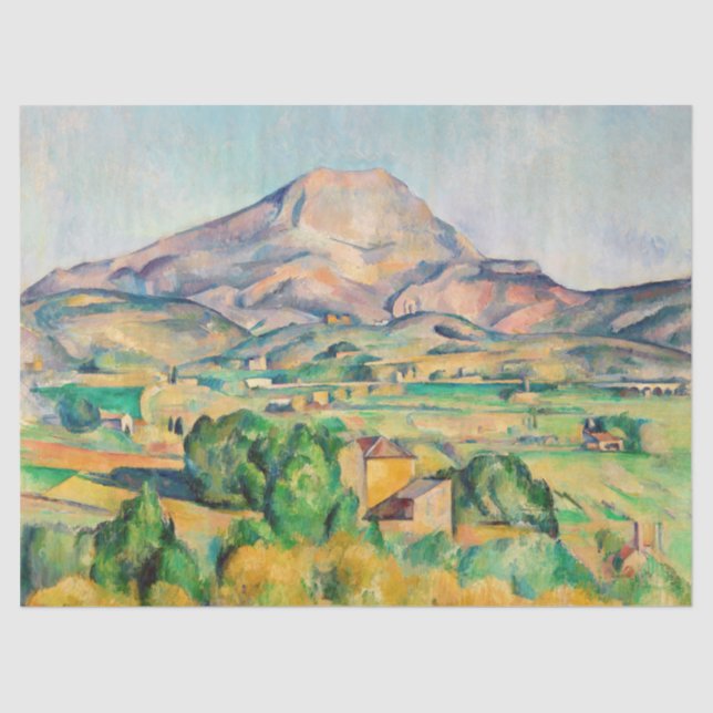 Papel De Seda Paul Cezanne - Mont Sainte-Victoire (Frente )