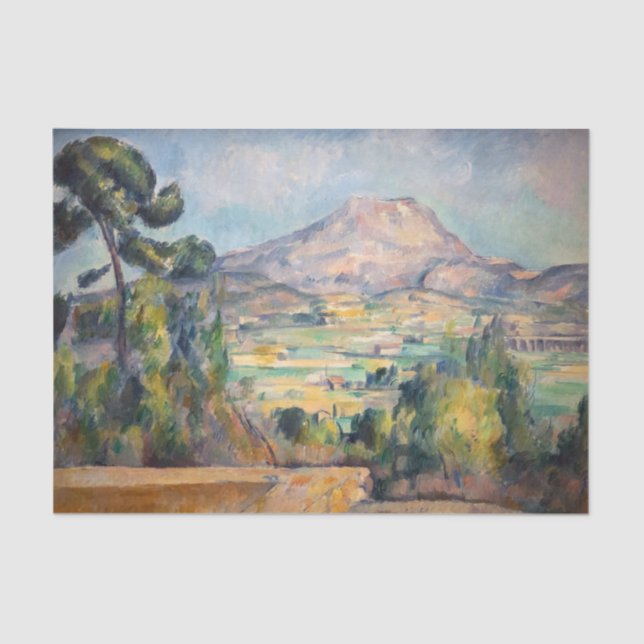 Papel De Seda Paul Cezanne - Mont Sainte-Victoire (Frente )