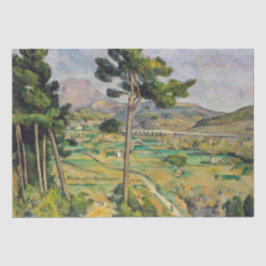 Papel De Seda Paul Cezanne - Mont Sainte-Victoire e Viaduto
