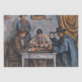 Papel De Seda Paul Cezanne - Os Jogadores De Cartão