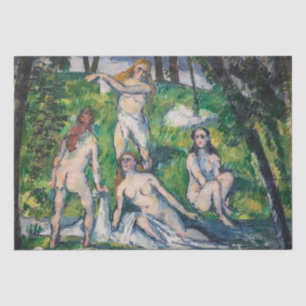 Papel De Seda Paul Cezanne - Quatro Bathers