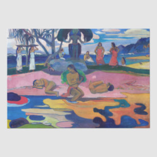 Papel De Seda Paul Gauguin - Dia do Deus / Mahana no atua