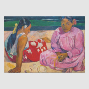 Papel De Seda Paul Gauguin - Mulheres taitianas na praia