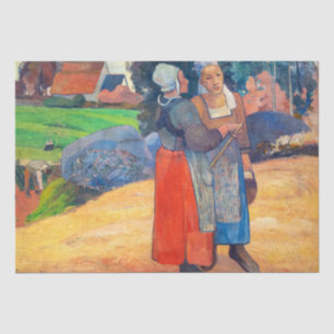 Papel De Seda Paul Gauguin - Paysannes Bretons
