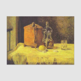Papel De Seda Paul Gauguin, pintura "Na Janela"