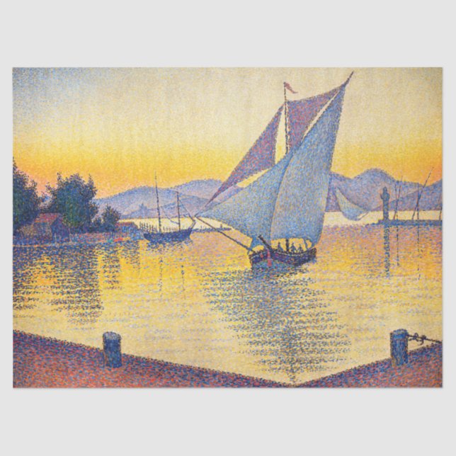 Papel De Seda Paul Signac - A Porta do Sunset, Opus 236 (Frente )