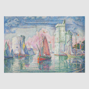 Papel De Seda Paul Signac - Entrada de La Rochelle Harbor