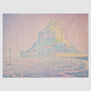 Papel De Seda Paul Signac - Mont Saint Michel, Névoa e Sol
