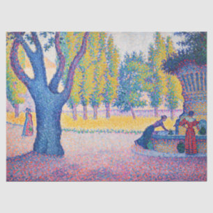 Papel De Seda Paul Signac - Saint-Tropez, Fontaine des Lices