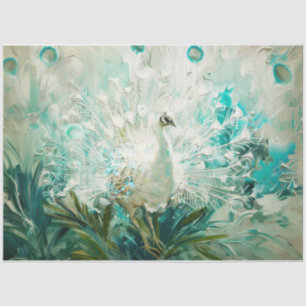 Papel De Seda Pavão Branco