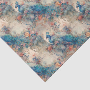 Papel De Seda Pavão Elegante
