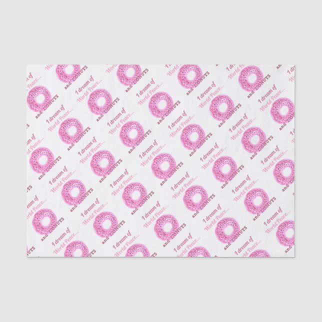 Papel De Seda Paz Mundial e Rosquinhas (Frente )