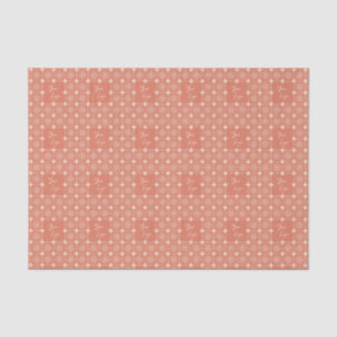 Papel De Seda Peach Ivory Logotipo Geométrico de Negócios