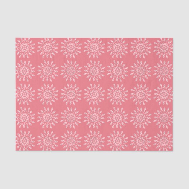 Papel De Seda Peach Mandala (Frente )