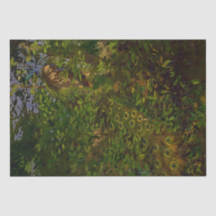 Papel De Seda Peacock in the Woods (por Abbott Henderson Thayer)