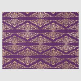 Papel De Seda Peacocks Dourados e Filigree na página de dissocia