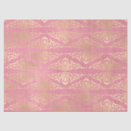 Papel De Seda Peacocks e filigree Dourados na página de dissocia