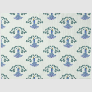 Papel De Seda Peacocks Ornamentais