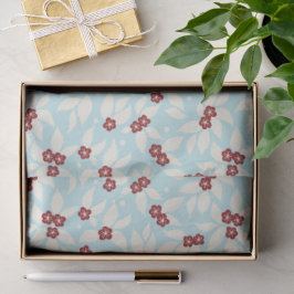 Papel De Seda Pear Tree Holiday - Pear blossom - Cranberry Red