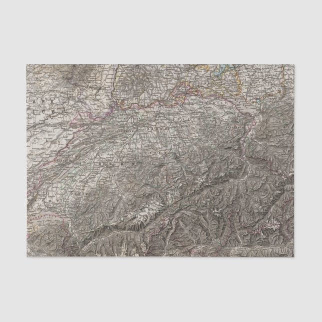 Papel De Seda Peça do sudoeste de Alemanha (Frente )