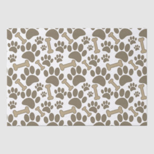 Papel De Seda Peças E Ossos Estilo De Vintagem Impressão