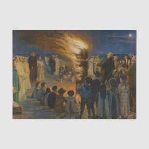 Papel De Seda Peder Severin Kroyer - Fogueira de Eva Bonfire