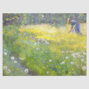 Papel De Seda Peder Severin Kroyer - Marie Kroyer no Jardim