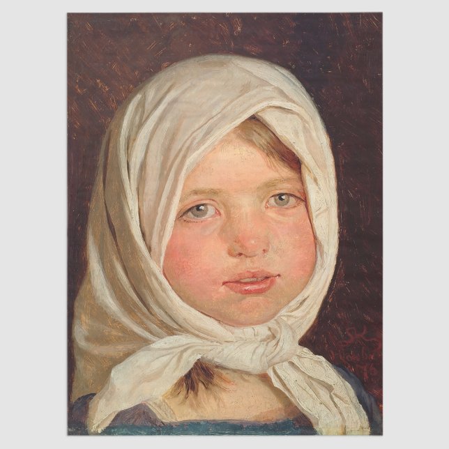 Papel De Seda Peder Severin Kroyer - Menina de Hornbaek (Criador carregado)