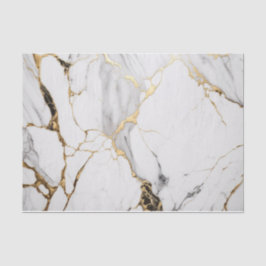 Papel De Seda Pedra-mármore branca-abstrato-negra